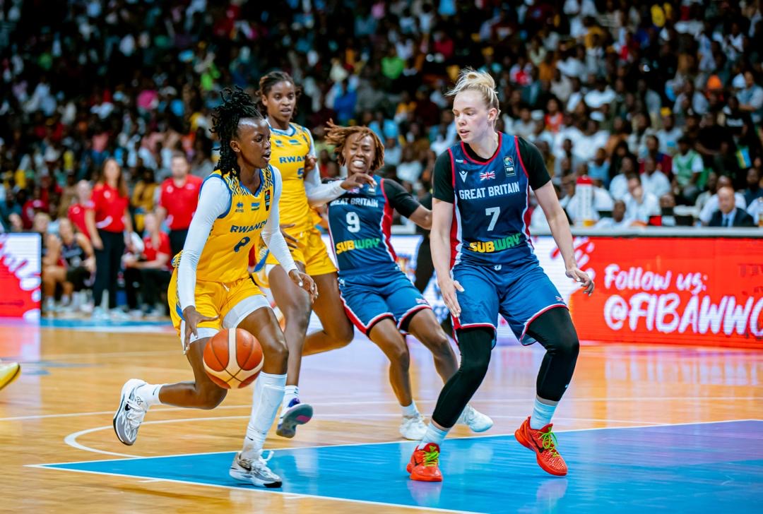 Basketball: U Rwanda rwatsinzwe na Great Britain zombi zkomeza muri 1/2