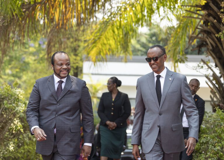 Umwami Mswati III yizihiwe abonye ibyo u Rwanda rwagezeho