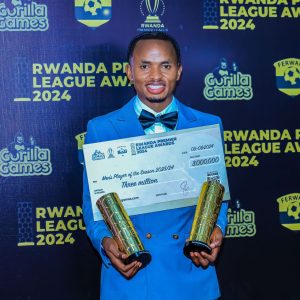Muhire Kevin yatowe nk’umukinnyi wahize abandi muri shampiyona y’u Rwanda 2023/24