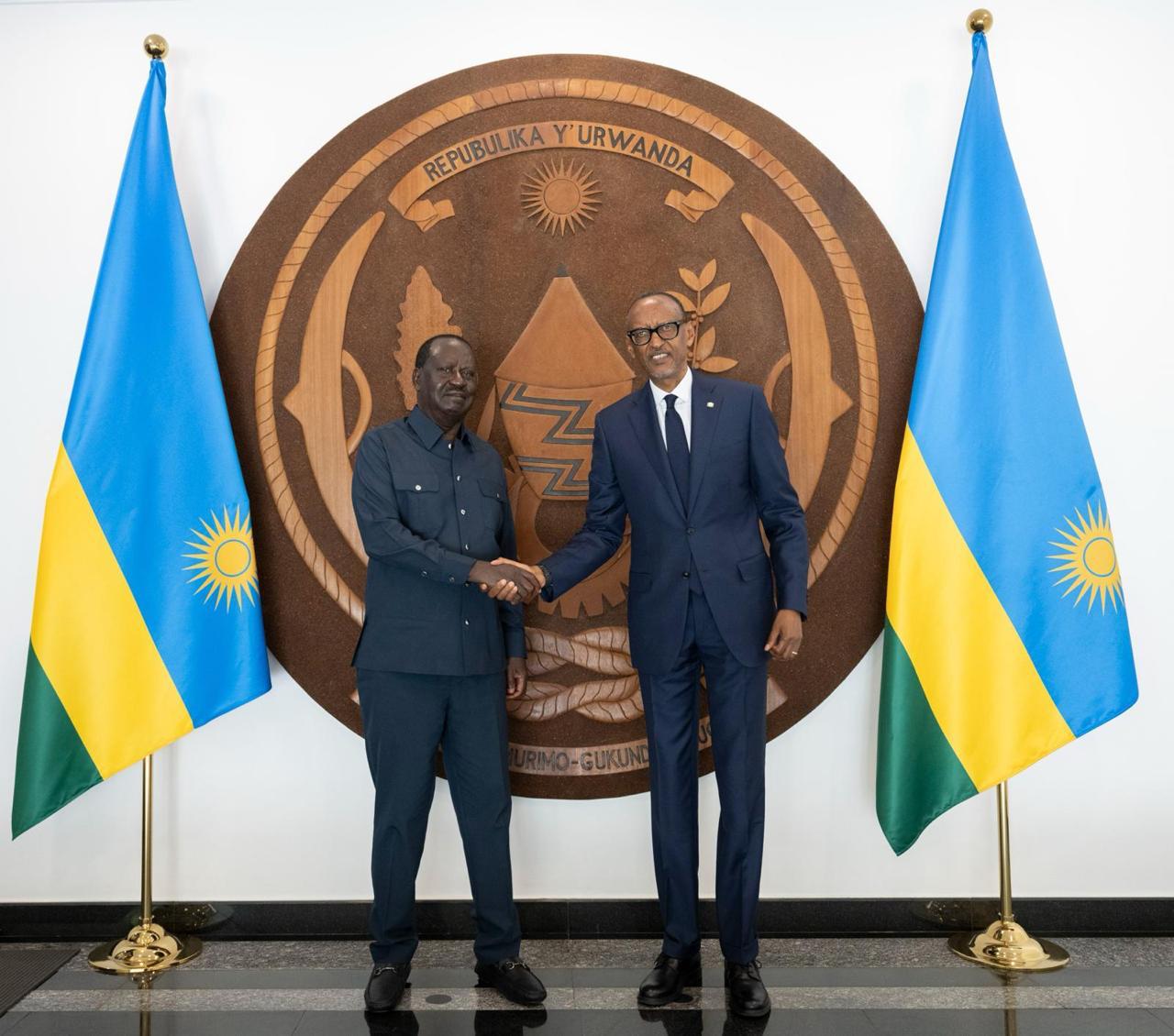 Raila Odinga yashimiye Perezida Kagame ushyigikiye Kandidatire ye muri AU