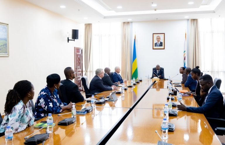 Dr Ngirente yaganiriye n’Umuyobozi w’AgDF