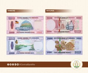 Hasohotse inoti nshya z’amafaranga y’u Rwanda 5 000 na 2 000