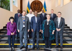 Perezida Kagame yakiriye intumwa zitabiriye inama ya AFSA i Kigali