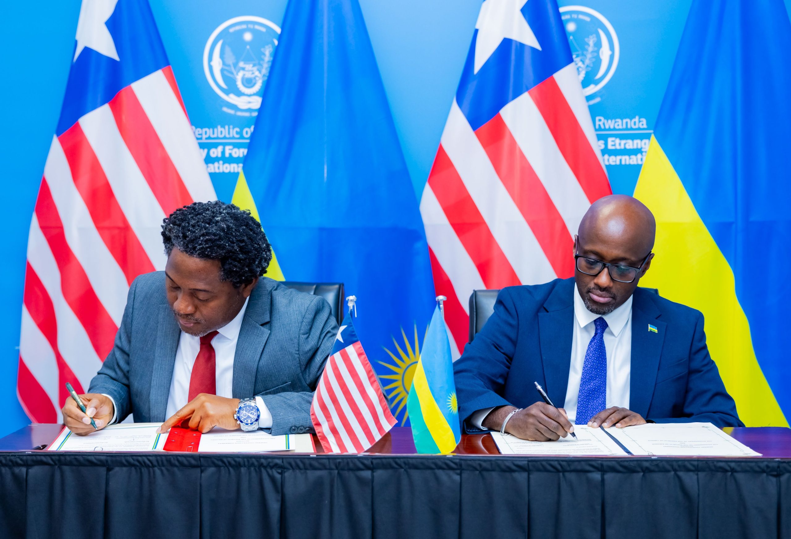 U Rwanda na Liberia basinye amasezerano y’ubufatanye