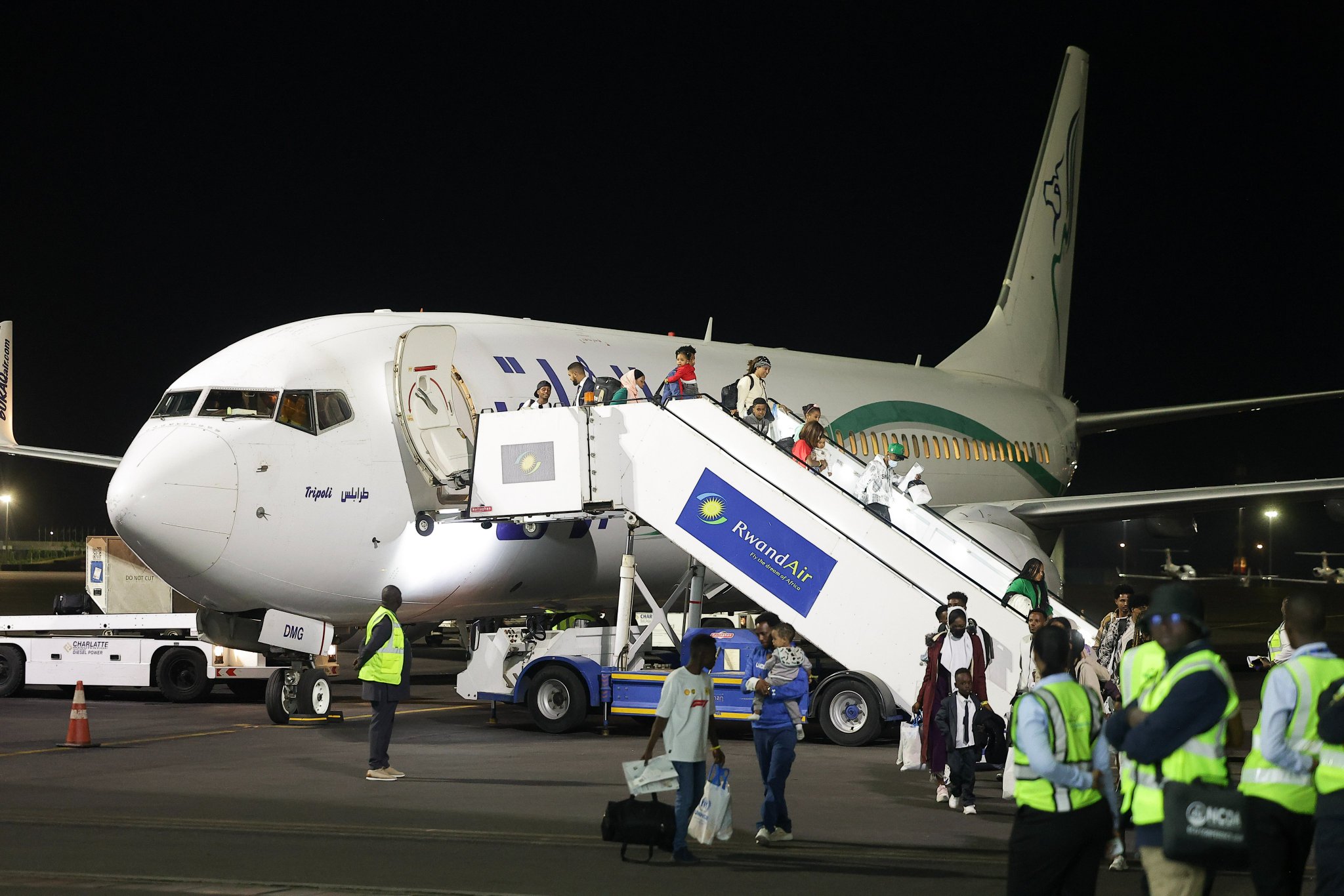 U Rwanda rwakiriye impunzi n’abimukira 119 bavuye muri Libya