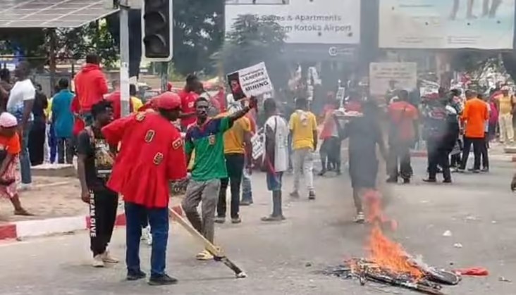 Ghana: Polisi yataye muri yombi abigaragambyaga 44