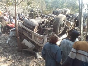 Nyamasheke: Ikamyo yo muri RDC yarenze umuhanda ihitana umushoferi