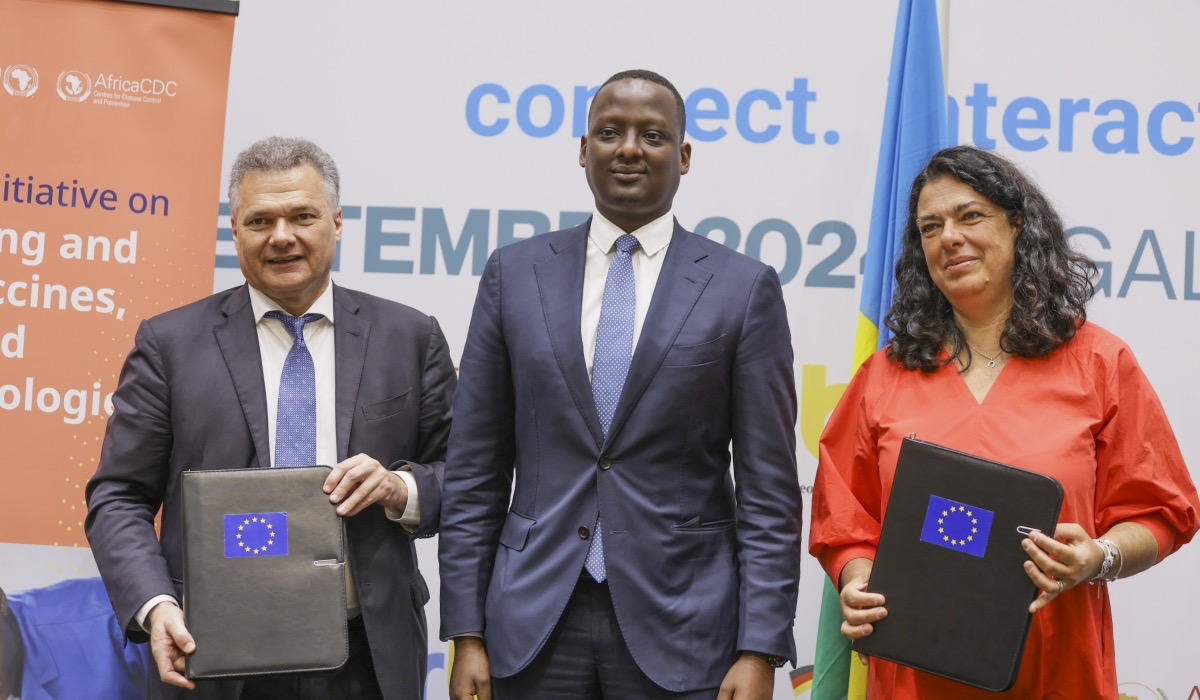EU yemereye u Rwanda inkunga ya miliyari 60 Frw azashorwa mu nganda zikora imiti  