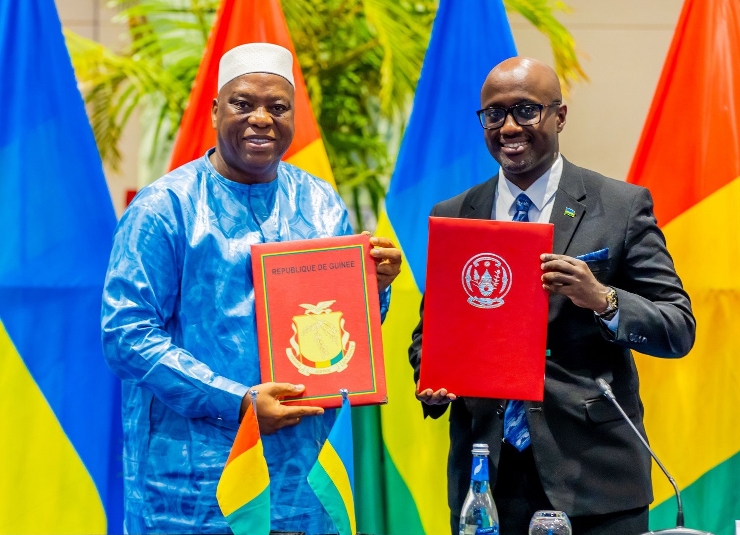 U Rwanda na Guinea-Conakry byasinyanye amasezerano y’imikoranire