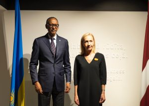 Perezida Kagame yageze i Riga muri Latvia, mu ruzinduko rw’iminsi 3