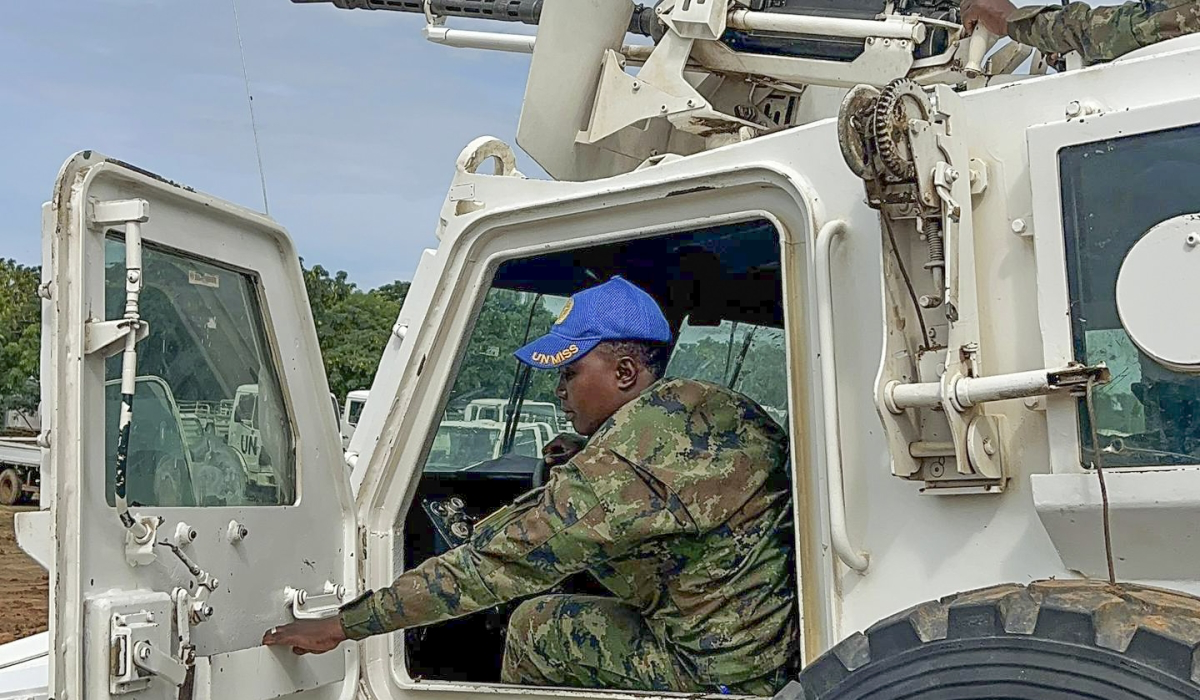 Byinshi kuri Kaporali Iradukunda Sandrine utwara imodoka y’intambara muri UNMISS