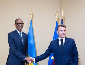 Perezida Kagame na Perezida Macron baganiriye ku mutekano wo mu Karere