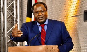 Perezida Kagame yihanganishije umuryango n’inshuti ba Tito Mboweni witabye Imana