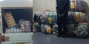 Polisi yafashe amabalo 24 y’imyenda ya caguwa yinjijwe mu gihugu mu buryo bwa magendu