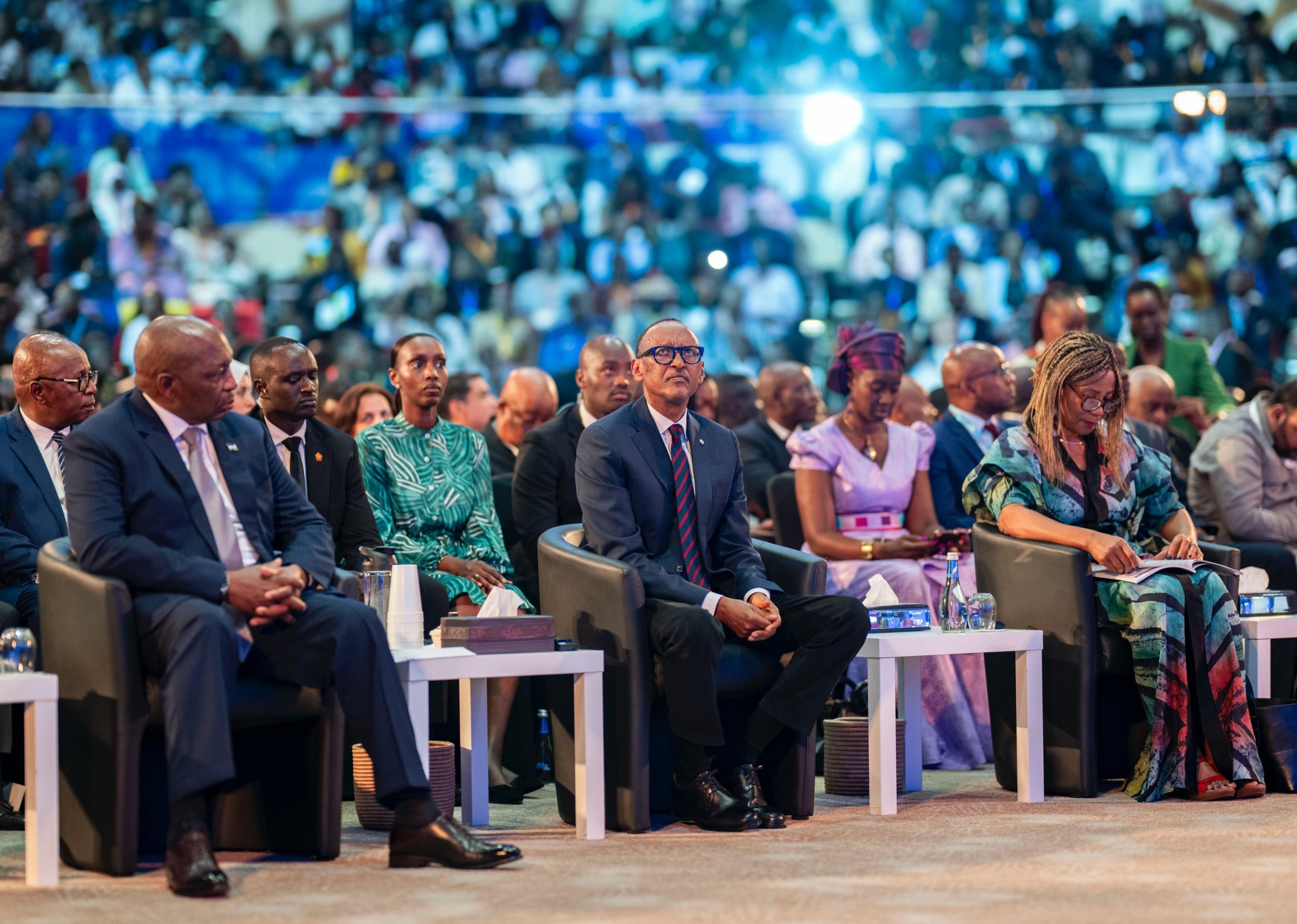 Perezida Kagame na Minisitiri w’Intebe w’Ubwami bwa Lesotho bitabiriye Youth Connect Africa Summit