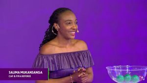Mukansanga Salima yashimiye Motsepe wa CAF wamumurikiye Isi