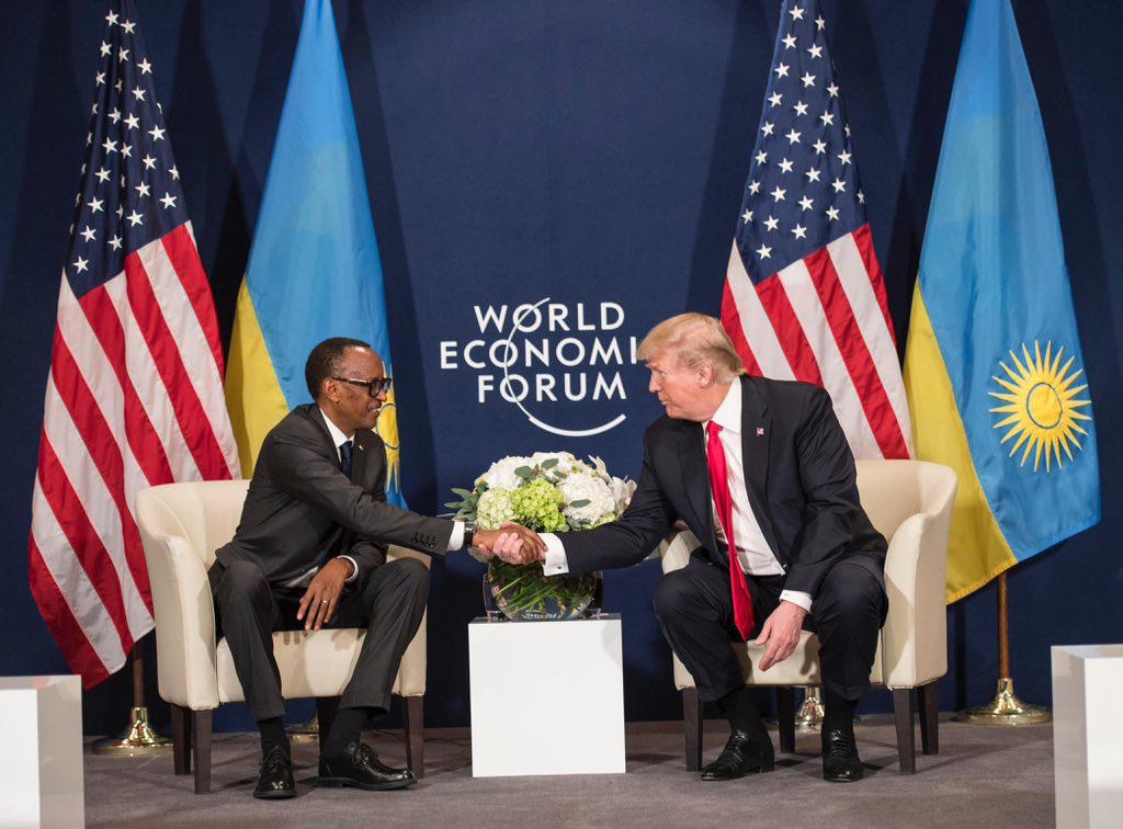 Perezida Kagame yashimiye Donald Trump watorewe kuyobora Amerika