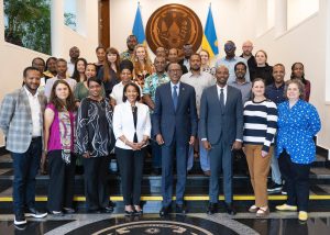 Perezida Kagame yakiriye itsinda ry’Umuryango Susan Thompson Buffett Foundation