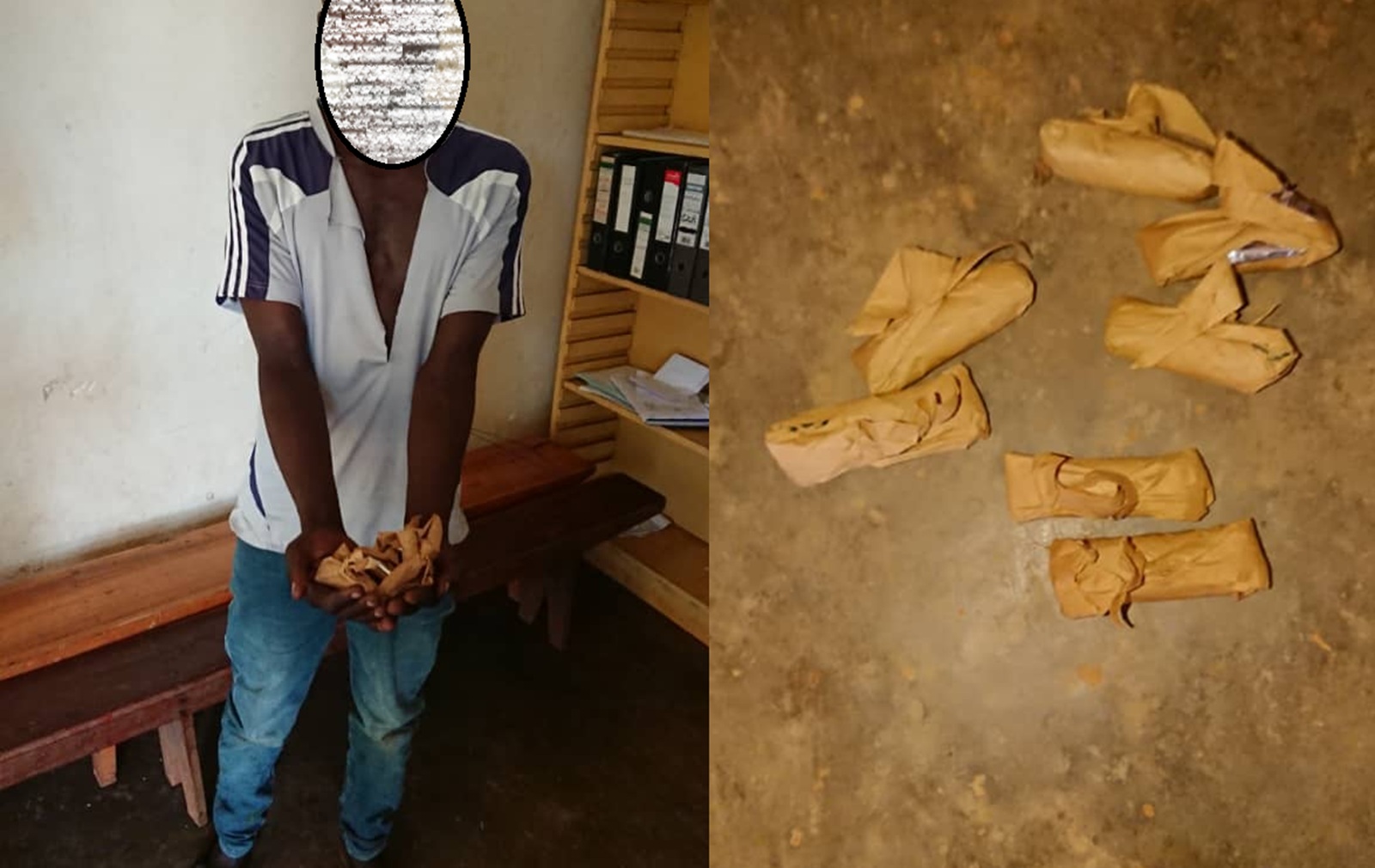 Rusizi: Yafatiwe mu cyuho akwirakwiza udupfunyika tw’urumogi mu baturage