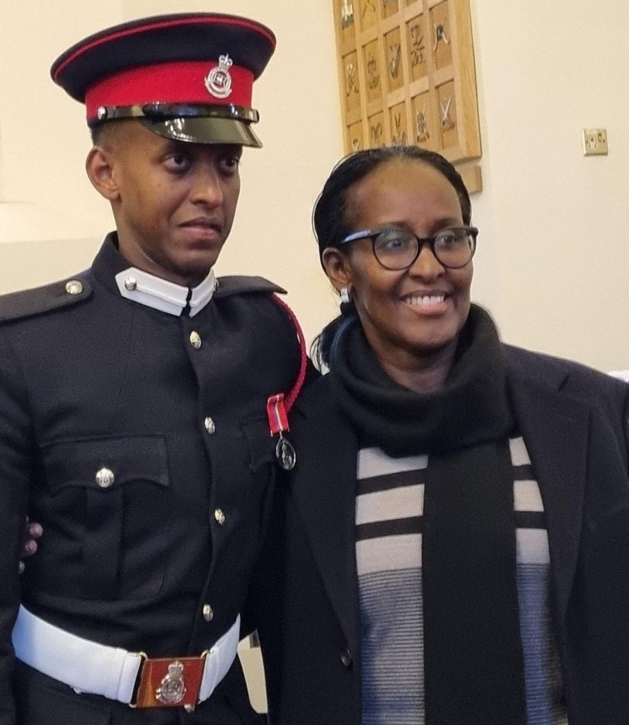 Brian Kagame yarangije amasomo ya Officer Cadet mu Bwongereza