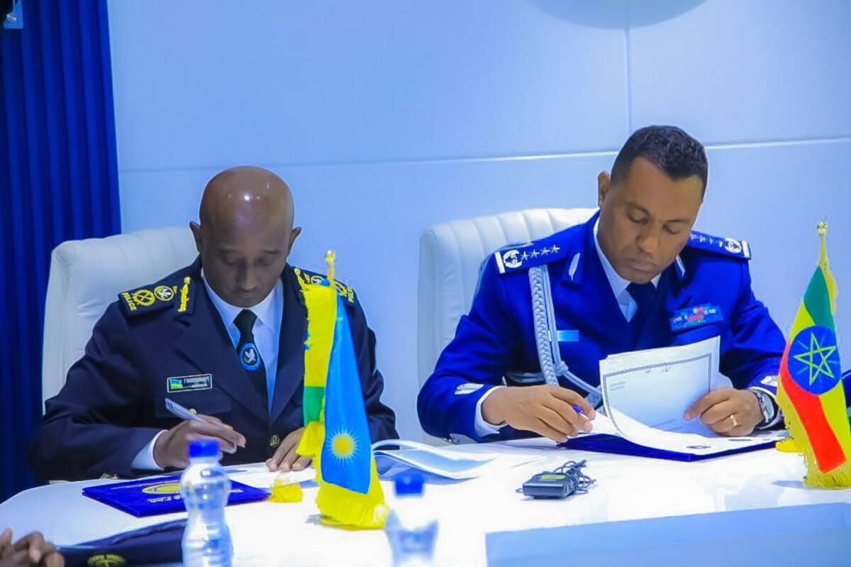 Polisi y’u Rwanda na Ethiopia biyemeje gukumira ibyaha muri rubanda