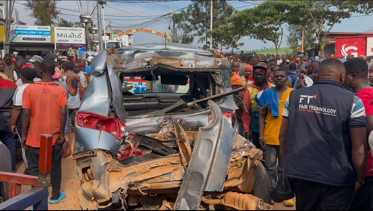Imodoka itwara ibishingwe yakoze impanuka
