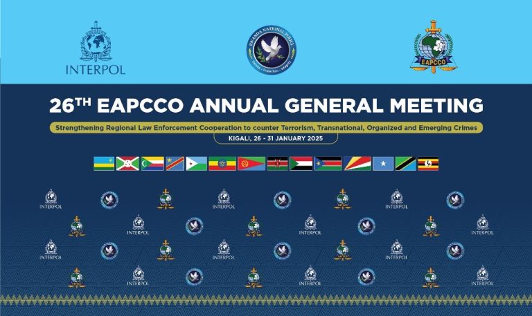 U Rwanda rugiye kwakira Inteko Rusange ya EAPCCO