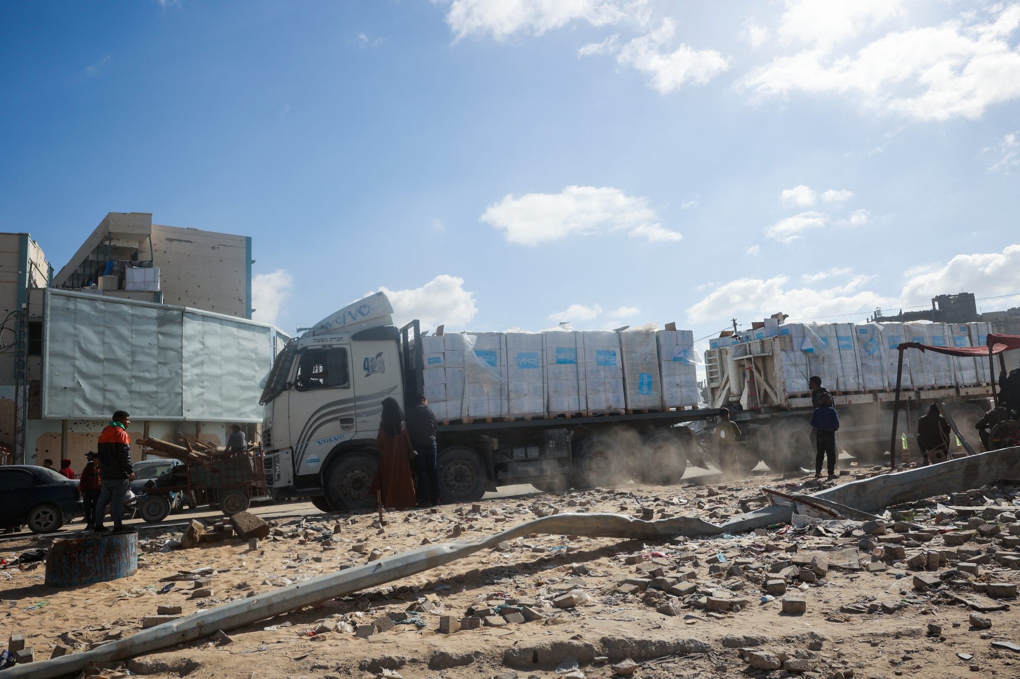 Loni: Nta gusahura imodoka z’imfashanyo muri Gaza kuva hashyirwaho agahenge