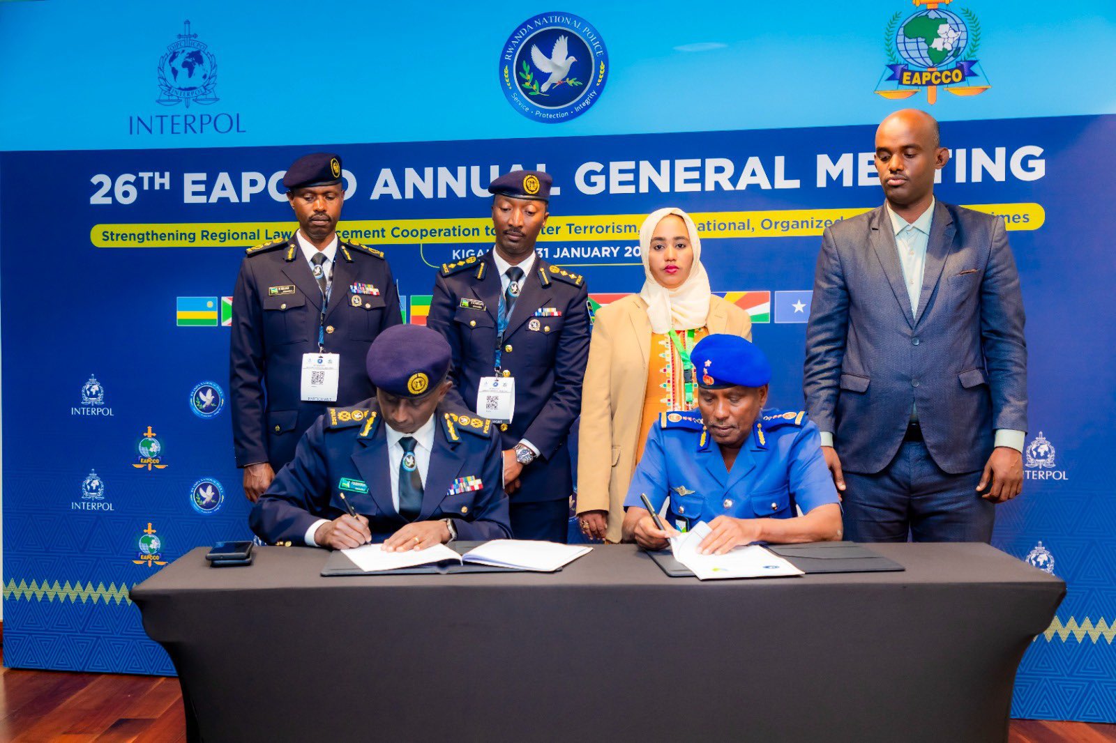 Rwanda na Djibouti basinye amasezerano ashimangira imikoranire mu bikorwa bya Polisi