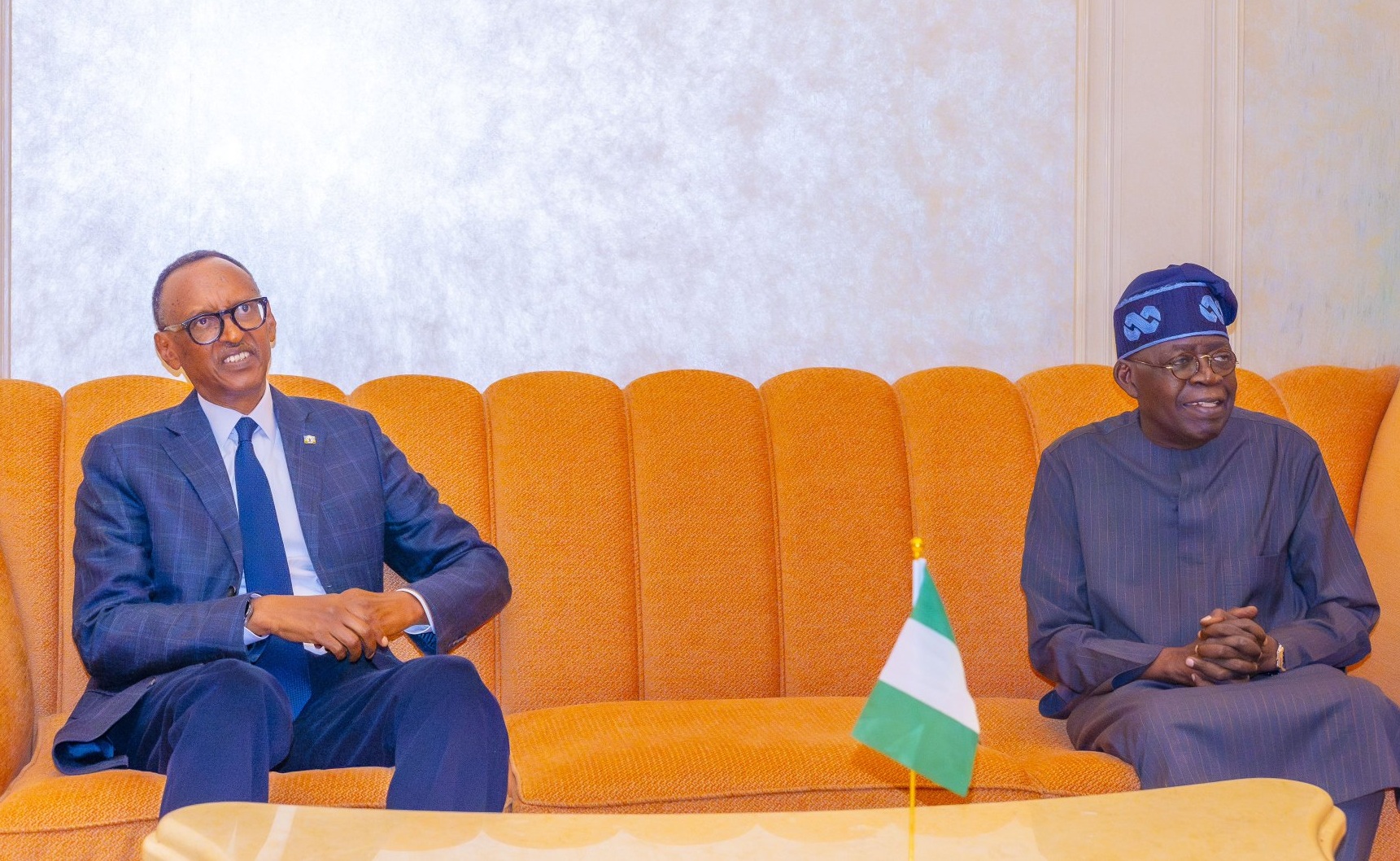 Tinubu yishimiye kuganira na Perezida Kagame ku hazaza h’Afurika