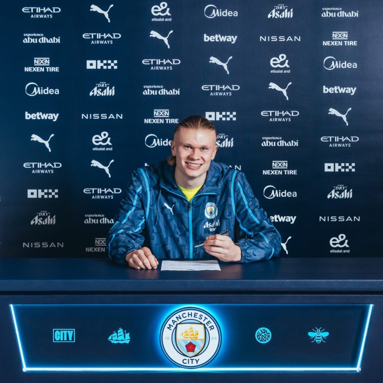 Erling Haaland yongereye amasezerano muri Manchester City