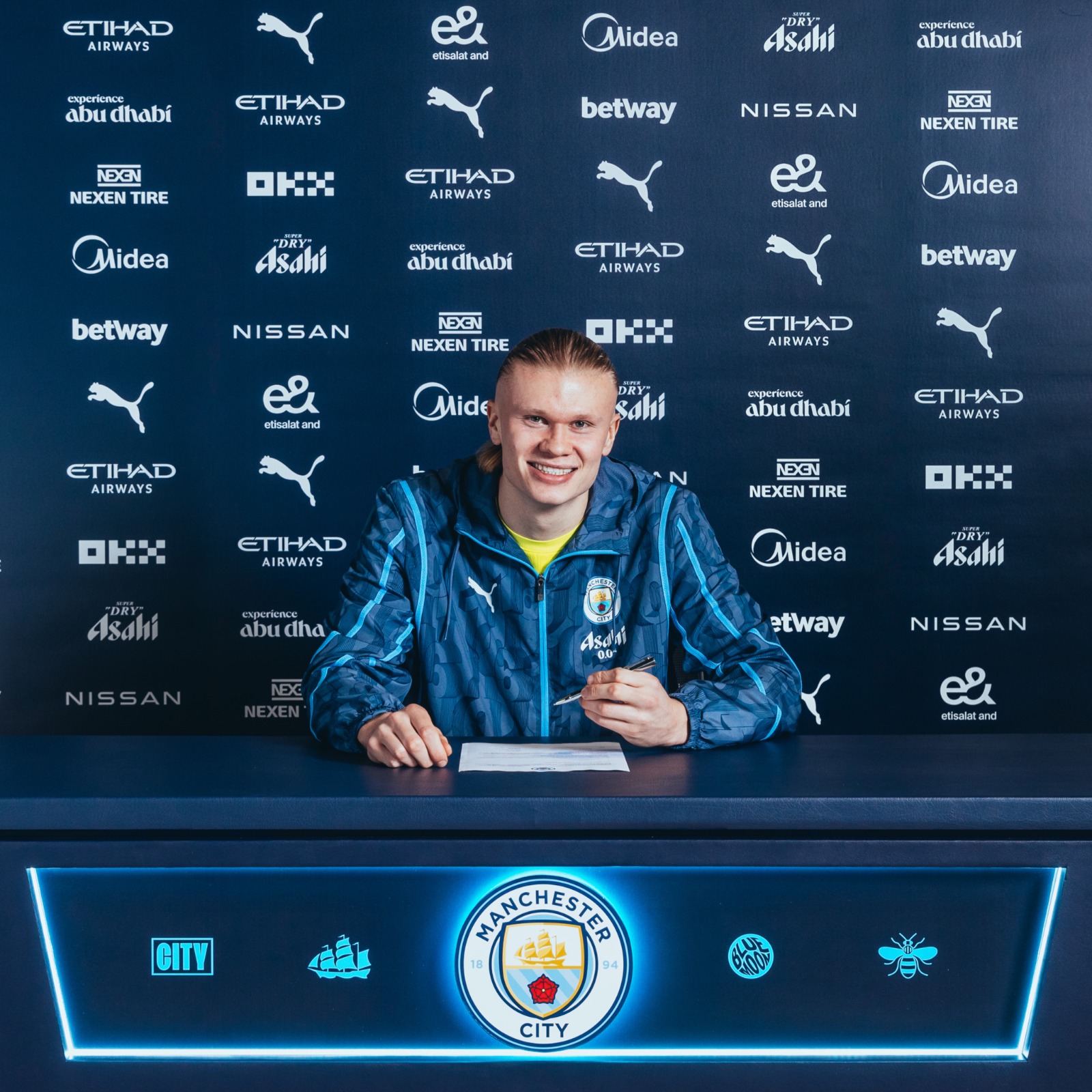 Erling Haaland yongereye amasezerano muri Manchester City
