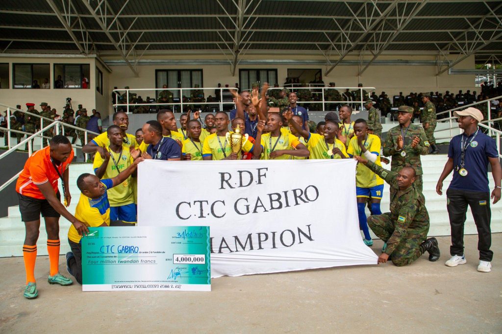 CTC Gabiro yatsinze Special Force begukana igikombe cy’Intwari mu mikino ya Gisirikare (Amafoto)