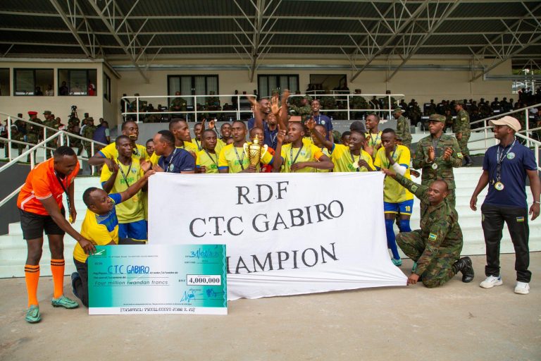 CTC Gabiro yatsinze Special Force begukana igikombe cy’Intwari mu mikino ya Gisirikare (Amafoto)