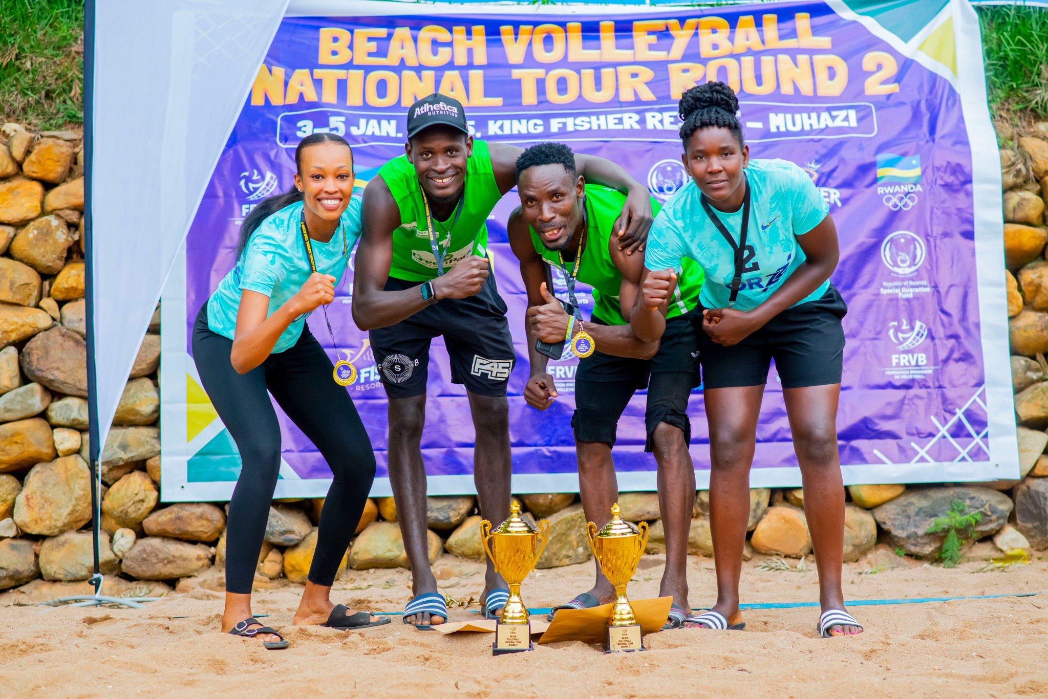 Beach Volleyball: Dore abakinnyi bane  begukanye Agace ka 2 ka Shampiyona
