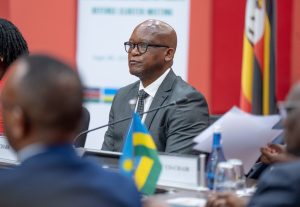 Minisitiri w’ingabo yasabye ibihugu bigize Umuhora wa Ruguru gufatanya mu bya gisirikare