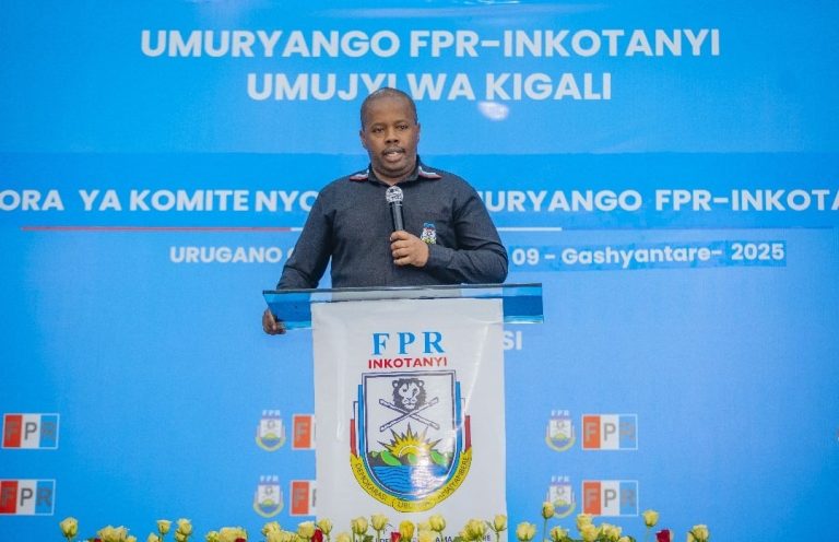 Kigali: Umuyobozi wa FPR Inkotanyi imibereho myiza y’abaturage yayigize intego