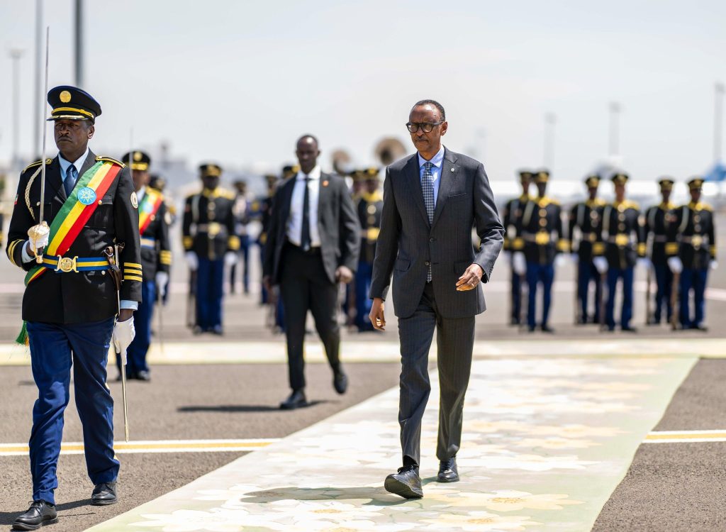 Perezida Kagame yitabiriye inama ya AU yibanda ku butabera bw’Abanyafurika
