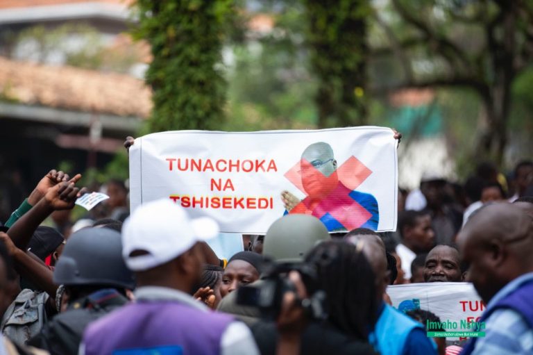 Goma: Abanye-Congo bamaganye ubutegetsi bwa Perezida Tshisekedi