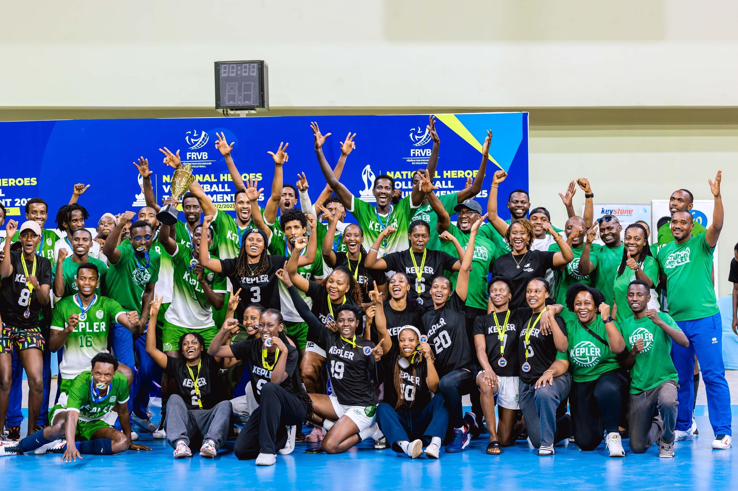 Volleyball: Kepler VC na Police WVC zegukanye igikombe cy’Intwari (Amafoto)