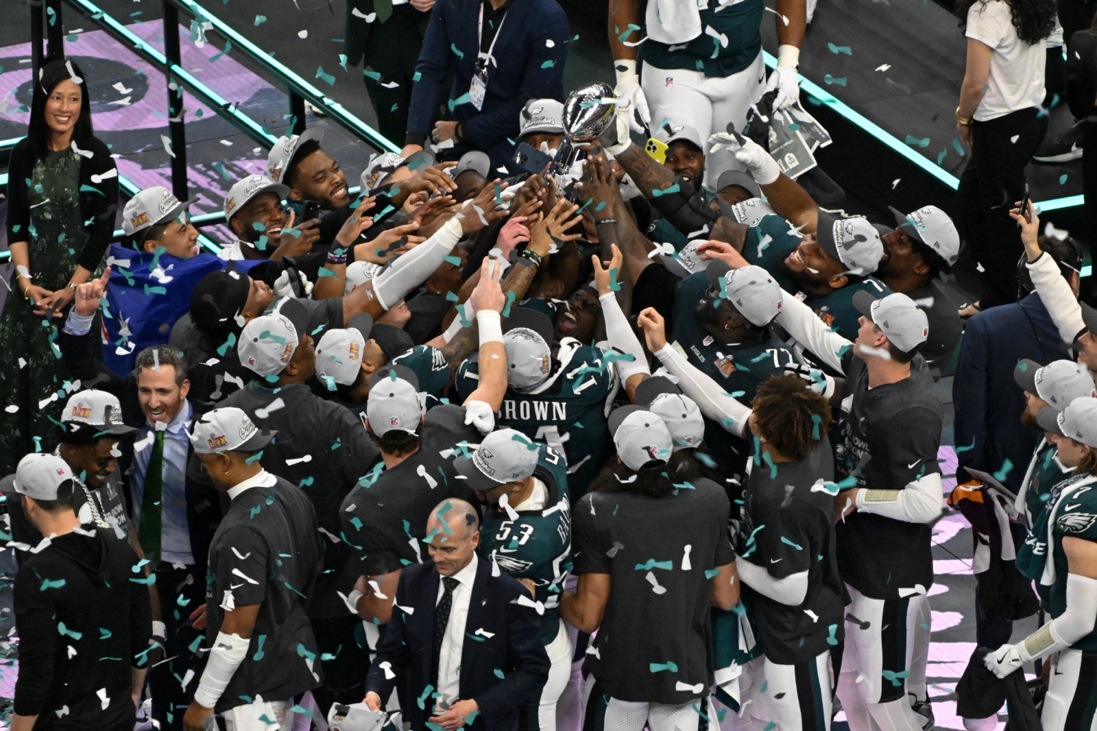 Philadelphia Eagles yegukanye Super Bowl 2025 yitabiriwe na Perezida Donald Trump