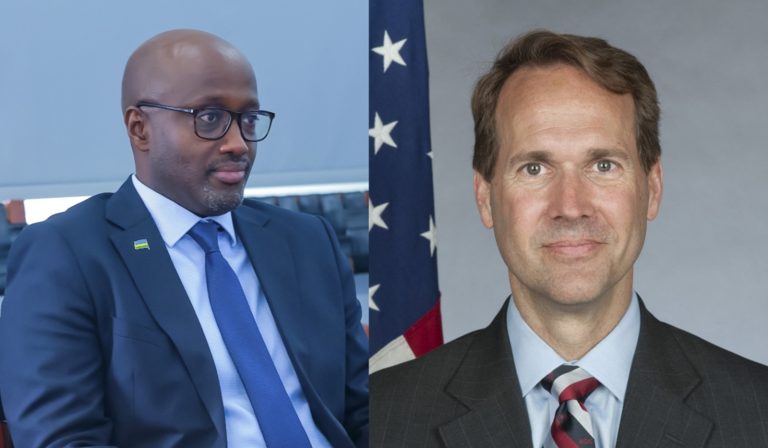 Min. Nduhungirehe yaganiriye n’Umudipolomate wa USA ku kibazo cya RDC