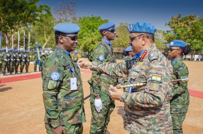 Ingabo z’u Rwanda ziri mu Sudan y’Epfo zambitswe imidali y’ishimwe