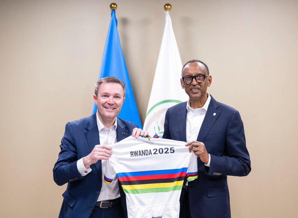 Perezida Kagame na Lappartient mu kugeza Tour du Rwanda ku rwego rw’Isi