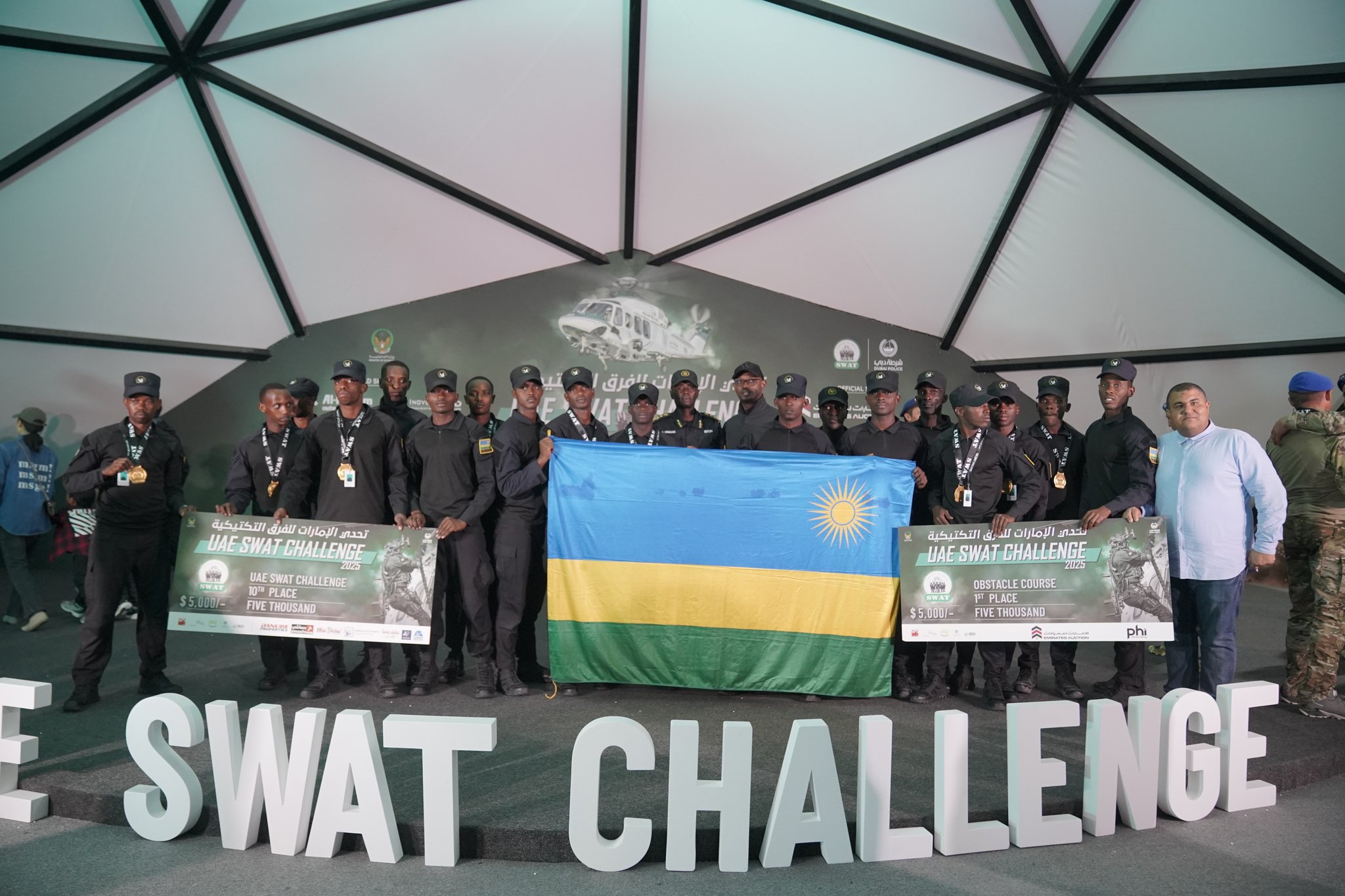 Polisi y’u Rwanda yongeye kwitwara neza mu irushanwa rihuza inzego z’umutekano ku Isi