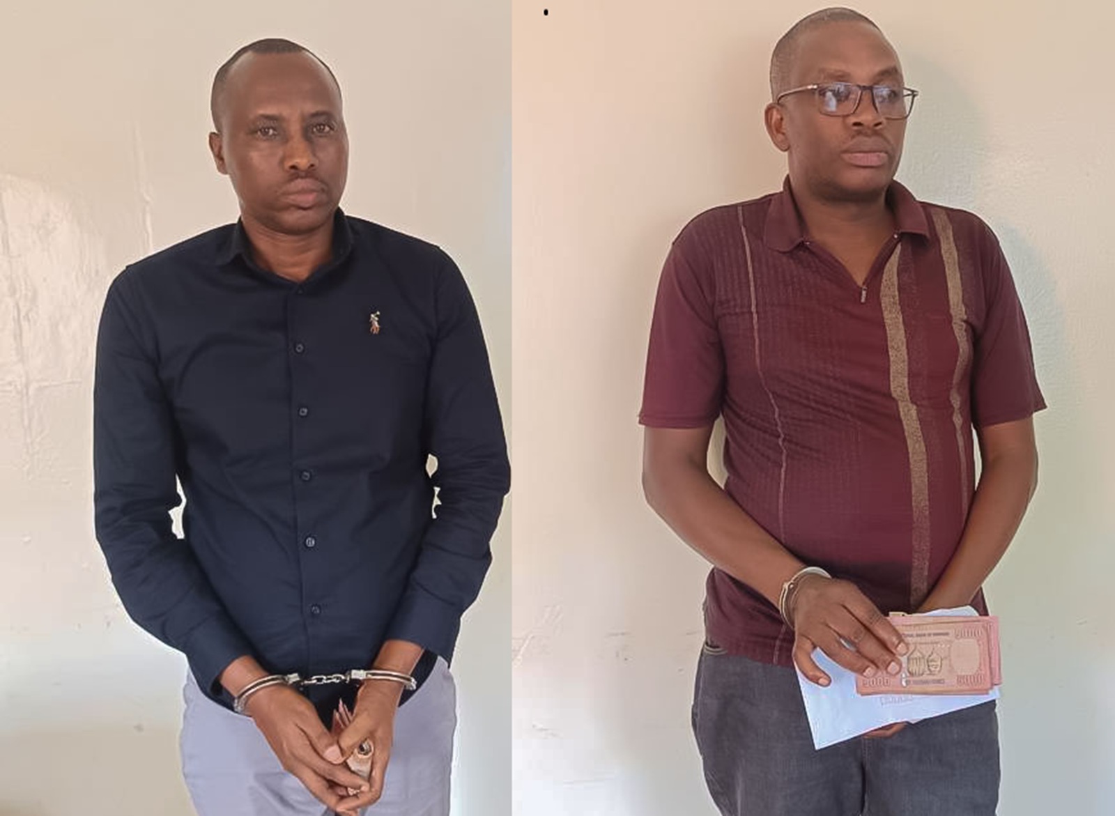 Kigali: Bafatiwe mu cyuho bakira ruswa ya 300.000 Frw 