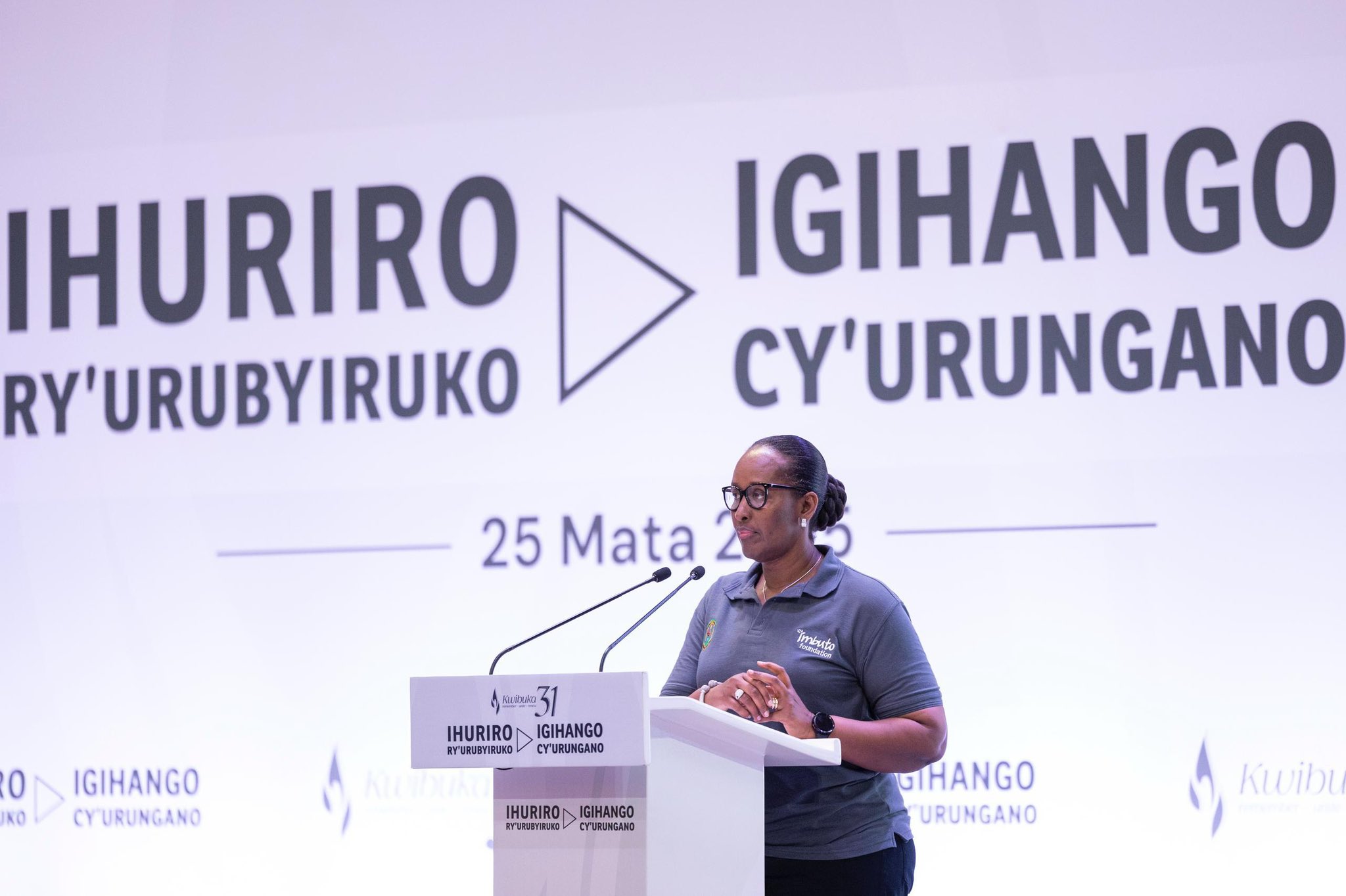 Jenoside itangizwa n’ijambo ryica- Jeannette Kagame