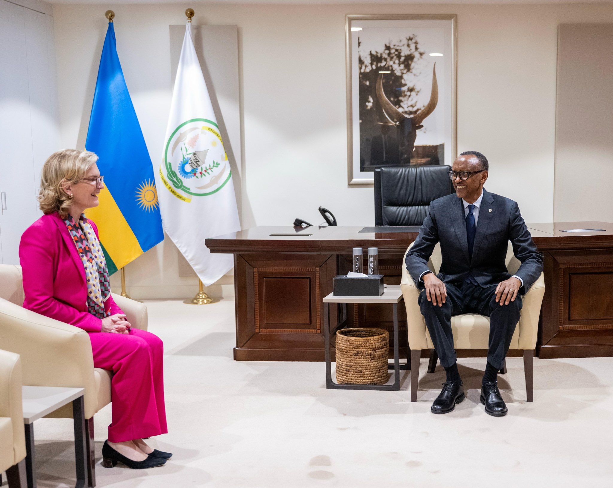 Perezida Kagame yaganiriye n’Umunyamabanga Mukuru wa ITU