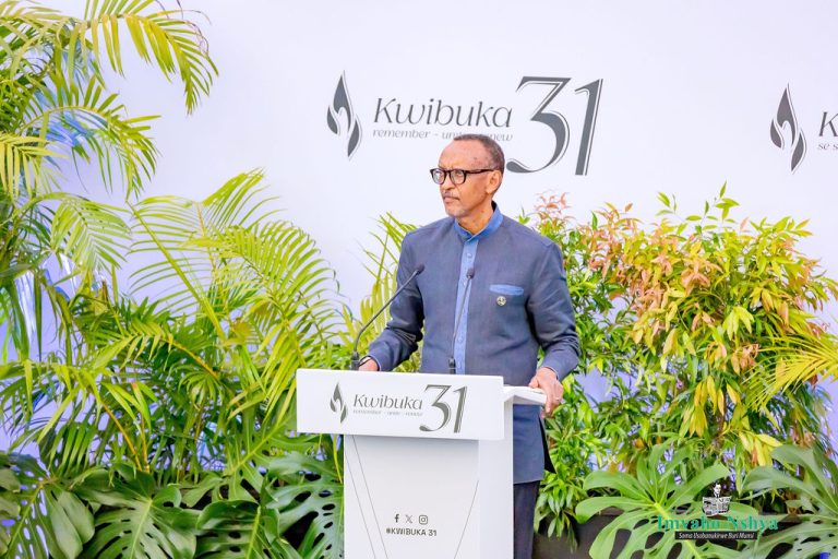 Ntawe natakambira musaba kubaho-  Perezida Kagame mu Kwibuka31