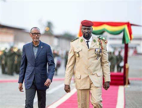 Perezida Mamadi Doumbouya ategerejwe mu Rwanda 
